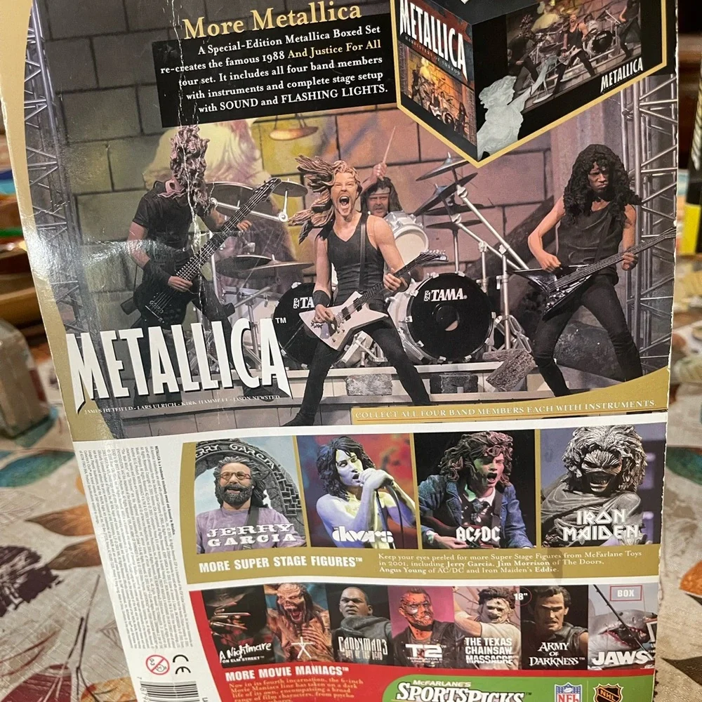 METALLICA McFarlane Toys Metallica Action Figure with Drum Set - Picture 2 of 4